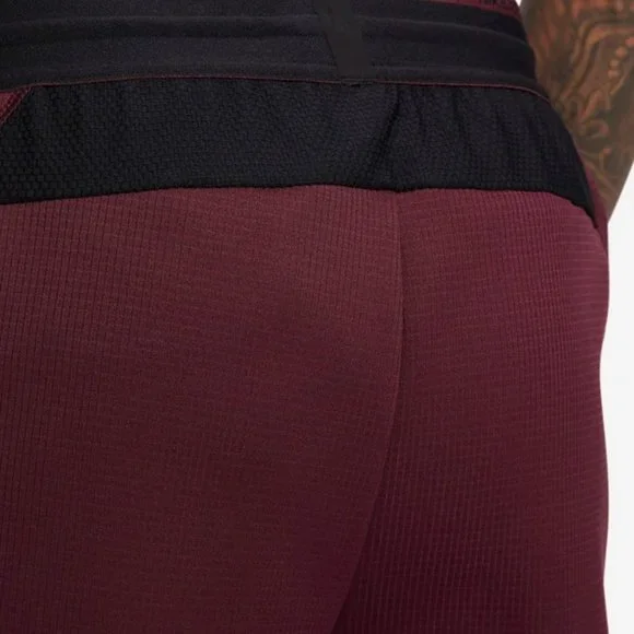NWT [Nike] Therma Sphere Therma-FIT Burgundy Athletic Fitness Pants Men's Sz S - Picture 5 of 7